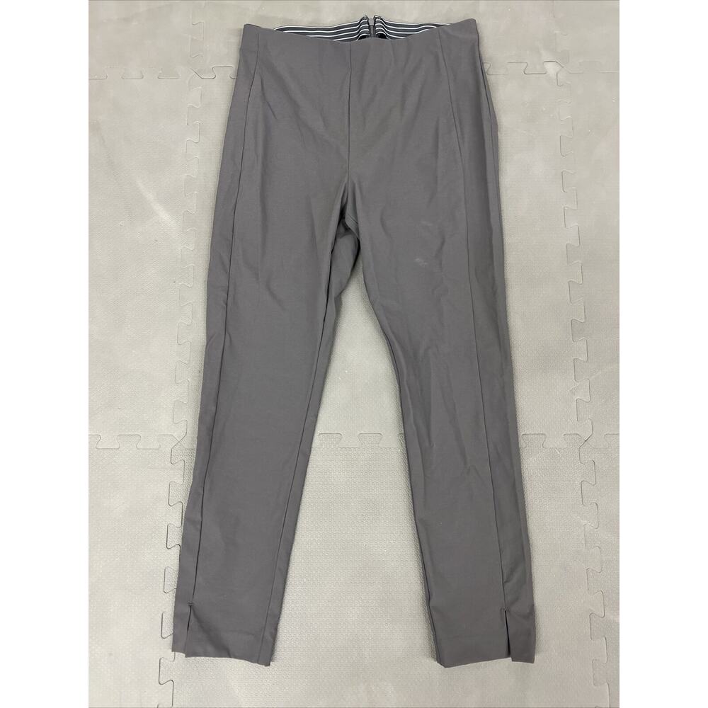 Athleta Slim Straight Crop pants SIZE 12 54023 s/281482-02 sp18 v700026462 Gray